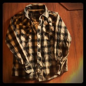 Boys pearl snap western shirt